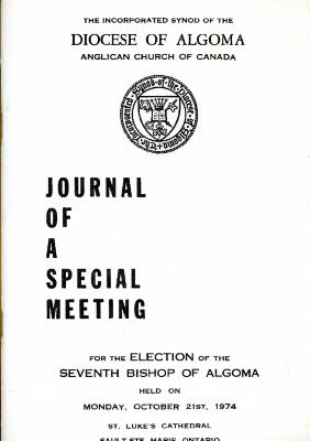Journal of a Special Meeting