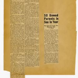 Scrapbook pp. 5-6 : articles about CAS applications, reports, and success