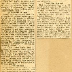 Scrapbook pp. 7-8 : articles about unwed parents, expenses, and new regulations