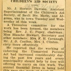 Scrapbook pp. 17-18 : articles about CAS shelters, finances, and unmarried parents