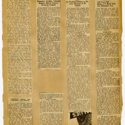 Scrapbook pp. 17-18 : articles about CAS shelters, finances, and unmarried parents