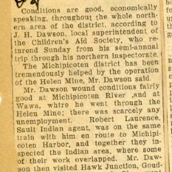 Scrapbook pp. 23-24 : articles about meetings, shelter conditions, and public events