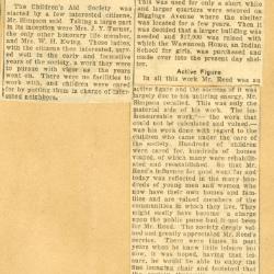 Scrapbook pp. 21-22 : articles about CAS president, camp trip, and boy scouts