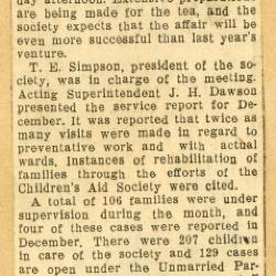 Scrapbook pp. 15-16 : articles about CAS shelters and public events
