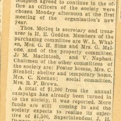 Scrapbook pp. 21-22 : articles about CAS president, camp trip, and boy scouts