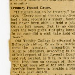 Scrapbook pp. 17-18 : articles about CAS shelters, finances, and unmarried parents