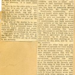 Scrapbook pp. 15-16 : articles about CAS shelters and public events