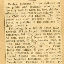 Scrapbook pp. 17-18 : articles about CAS shelters, finances, and unmarried parents