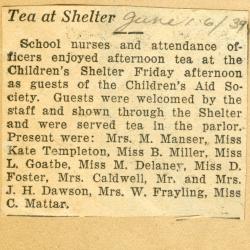 Scrapbook pp. 21-22 : articles about CAS president, camp trip, and boy scouts