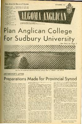 Algoma Anglican 1957-1960