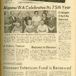 Algoma Anglican 1957-1960