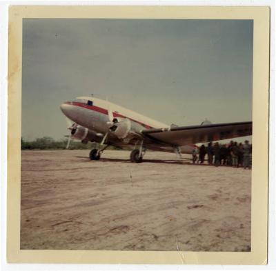 photograph of airplane