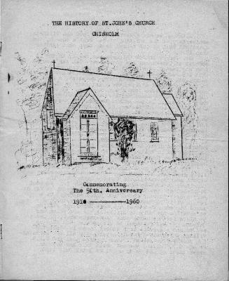 "The History of St. John's Church, Chisholm"