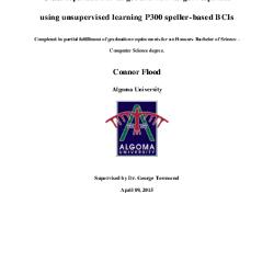 Class separation of target and non-target responses using unsupervised learning P300 speller-based BCIs