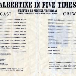 Albertine pamphlets and posters