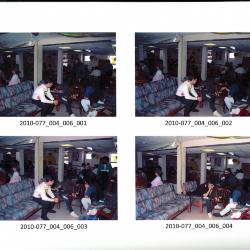 Student lounge, cafeteria, and study hall photographs