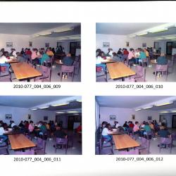 Student lounge, cafeteria, and study hall photographs