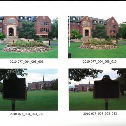Library and campus buildings photographs