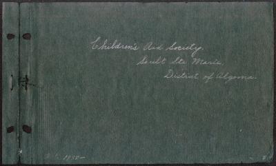Photo album title page : CAS, SSM, District of Algoma
