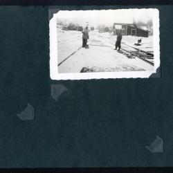 Photo album pp. 35-36 : A Northern funeral and a Peterbell home