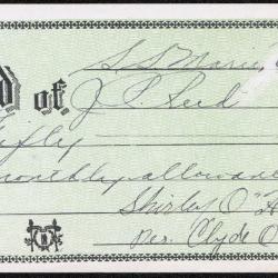 CAS pamphlet cover and receipts for monthly allowance