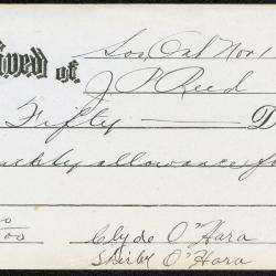 Photographs of a northern highway/Blind River, receipts for monthly allowance, and
      banking book