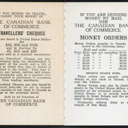 Photographs of a northern highway/Blind River, receipts for monthly allowance, and
      banking book