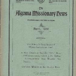 The Algoma Missionary News
