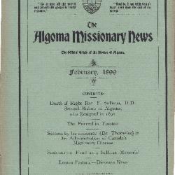 The Algoma Missionary News
