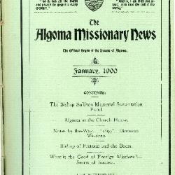 The Algoma Missionary News