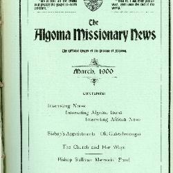 The Algoma Missionary News