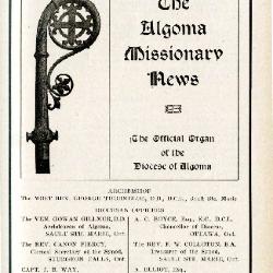 The Algoma Missionary News