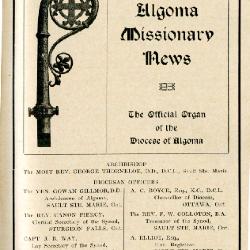 The Algoma Missionary News