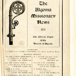 The Algoma Missionary News