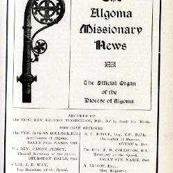 The Algoma Missionary News