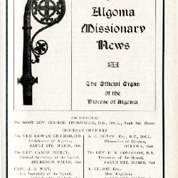 The Algoma Missionary News