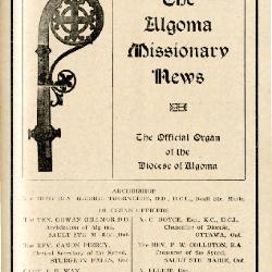 The Algoma Missionary News